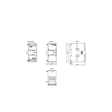 100% оригинальный SIEMENS 6ES7288-3AQ02-0AA0 S7-200 SMART аналоговый выход SM AQ02 2 AO