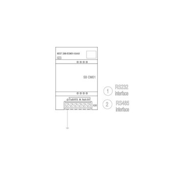 SIMATIC S7-200 SMART CM 01 RS485 9-польный D-sub-pin поддерживает Freeport 6ES72885CM010AA0