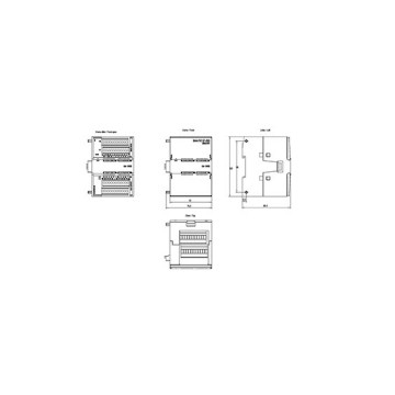SIMATIC S7-200 SMART Digital I/O SM DR32 16DI/16DO 16 DI 24 V DC Sink/Source 16 DO реле 2 A Оригинальное