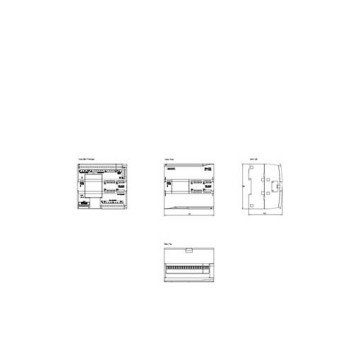 100% AC Drive SIMATIC S7 1200 CPU 1214C компактный процессор с переменным током 6ES7214-1BG40-0XB0