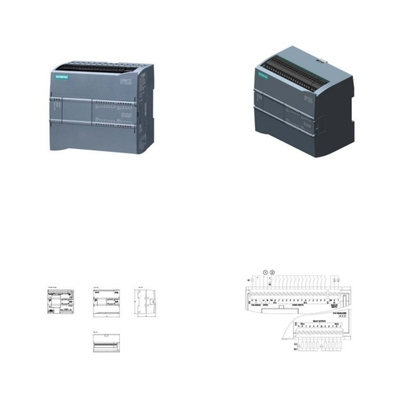 100% SIMATIC S7 1200 CPU 1212C DC RELAY 8DI 6DO 2AI 6ES7215-1BG40-0XB0 Сименс переменный привод