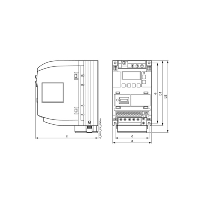 SIEMENS 6SL3210-5BB17-5UV1 SINAMICS V20 200-240V 1AC -10/ 10% 47-63Hz для высокой мощности