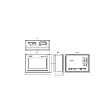 Сеть Ethernet Оригинальный TP700 Comfort наружная умная панель 6AV2124-0GC13-0AX0