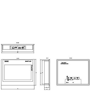 SIMATIC HMI SMART 1000 IE V3 Продукт промышленной автоматизации с сетью Ethernet