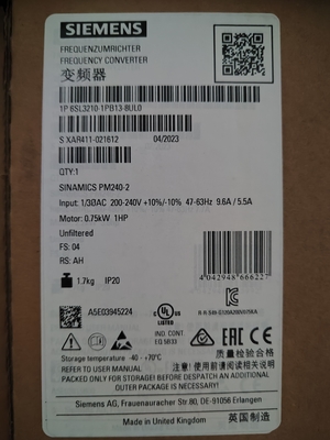 0.75 кВт Выходная частота 6SL3210-1PB13-8UL0 Преобразователь частот для индивидуальных потребностей