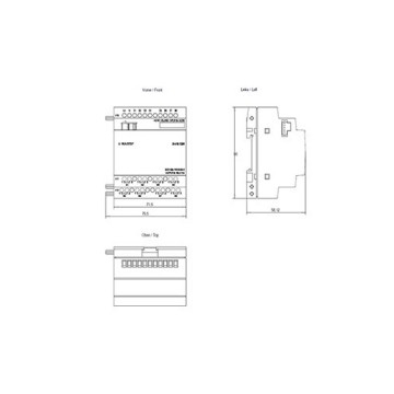 ЛОГО DM8 24 Модуль расширения 6ED1055-1CB00-0BA2 Мемория и интерфейс связи RS485