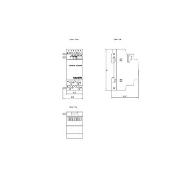 Siemens LOGO DM8 12 24R Модуль расширения 6ED1055-1MB00-0BA2 Универсальное решение B2B