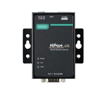 Промышленная автоматизация NPORT 5110 Порт RS-232/422/485 Сервер сетевого устройства серийного порта Стандартный интерфейс TCP/IP для MOXA
