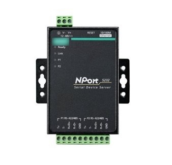 2 PORT 5230 Порт RS-232/422/485 Сервер сетевого устройства серийного порта для MOXA