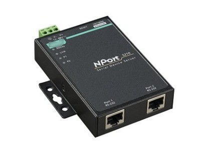 MOXA NPORT 5232 2 Порт RS-232/422/485 Сервер сетевого устройства серийного порта для оплаты Paypal