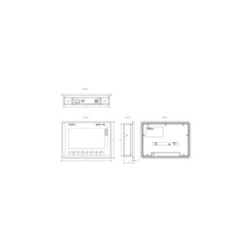 100% оригинальный Siemens 6AV2123-2GB03-0AX0 7 дюймовый сенсорный экран интерфейса человека и машины