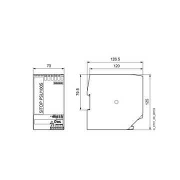 Выходная мощность прочая 6EP1334-2BA20 SITOP PSU100S 24 V/10 A Стабильный вход мощности 120/230 V переменной