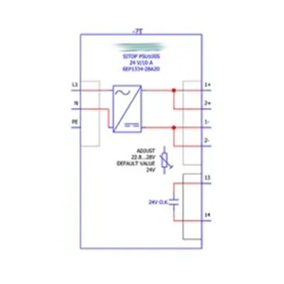 Выходная мощность прочая 6EP1334-2BA20 SITOP PSU100S 24 V/10 A Стабильный вход мощности 120/230 V переменной