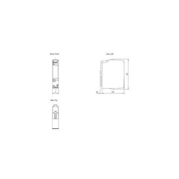 Цифровой выходный модуль DQ 8x 24V DC 0.5A Стандарт 6ES7132-6BF01-0BA0 ET 200SP MODULE