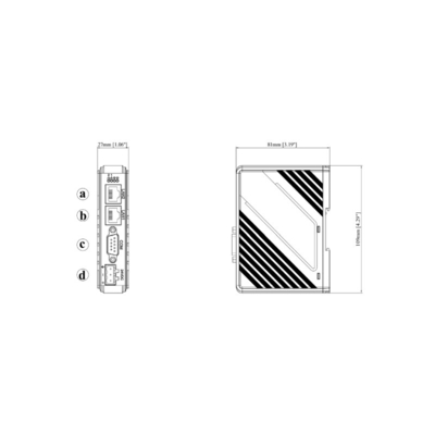 256MB Flash cMT-G01 Тонкий и легкий дизайн OPC UA MQTT MODBUS TCP/IP Gateway
