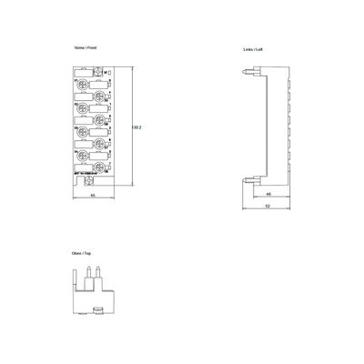 SIEMENS SIMATIC ET 200pro CM IO 8x M12 с SF LED Срок оплаты T/T 6ES71944CB000AA0