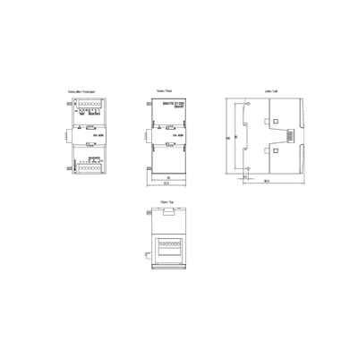 Siemens S7-200SMART PLC Module SM AI04 AI 4x12 бит 6ES72883AE040AA0 100% оригинальный