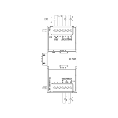 Siemens S7-200SMART PLC Module SM AI04 AI 4x12 бит 6ES72883AE040AA0 100% оригинальный