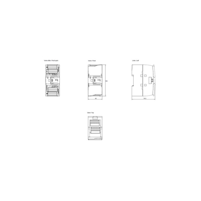 SIMATIC S7-1200 SM 1231 8 AI 12-битный сигнал Аналоговый входный модуль Интерфейс связи Прочие