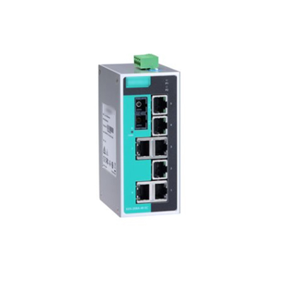 MOXA EDS-208A 8-портный неуправляемый промышленный коммутатор Ethernet с корпусом из алюминия IP30