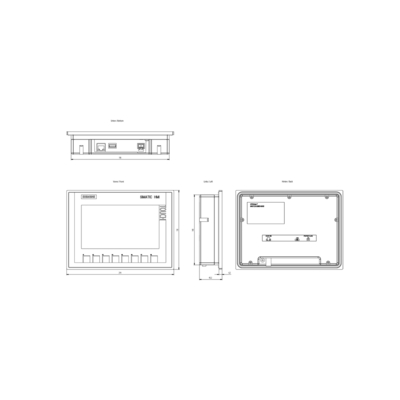 100% протестированный 6AV21232GB030AX0 Siemens HMI KTP700 Basic Lite Panel Нажатие кнопки/прикосновение к работе 7&quot; TFT дисплей