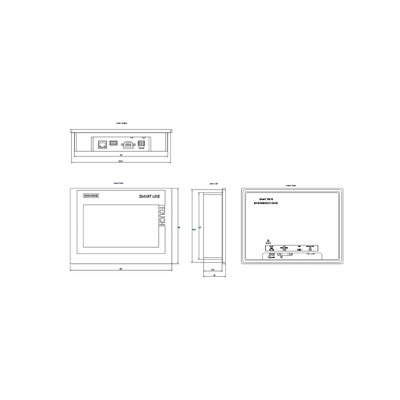 Промышленная автоматизация Siemens HMI 7 дюймов Simatic SMART 700 IE V3 Дисплей 6AV66480CC113AX0