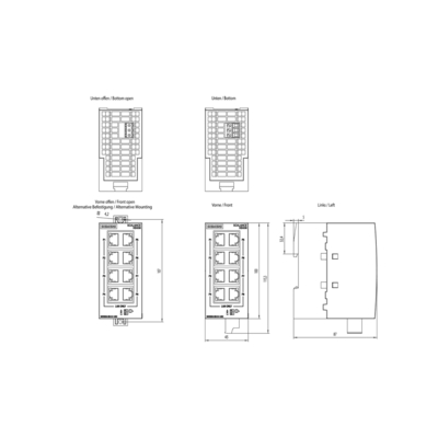 6GK5008-0BA10-1AB2 Siemens SCALANCE XB008 Неуправляемый промышленный коммутатор Ethernet 100%