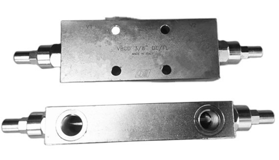 VBCD 3/8&quot; DE/FL Сверхцентральные клапаны Противобалансовый клапан для максимального давления 350 бар