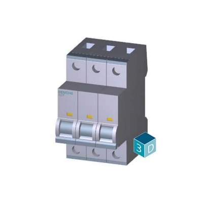 5SY7313-8CC Миниатюрный выключатель 400V 15kA 3-польный D 13A SENTRON Для применения