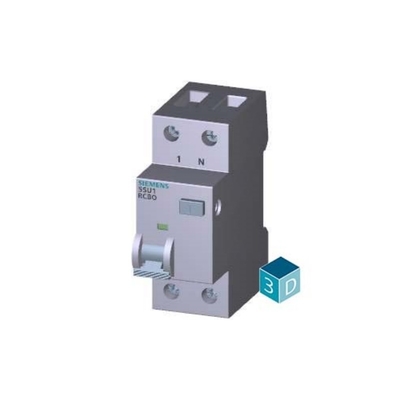 Siemens низковольтный распределительный выключатель FI/LS AC 30MA 1 N-P C6 4.5KA5SU1353-1KK06