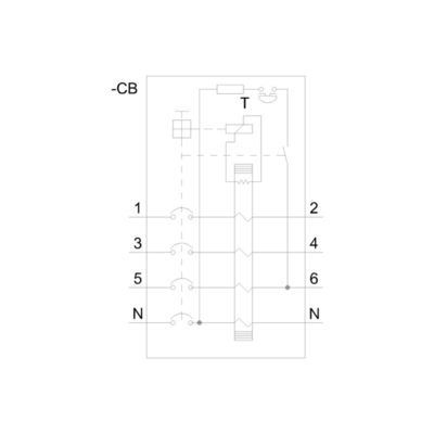 Siemens 5SV3646-6 Интерфейс связи с выключателем остаточного тока