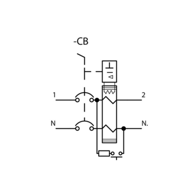 Siemens 5SV4614-0 2-польный тип переменного тока остаточного тока 40A 300mA Un AC 230V