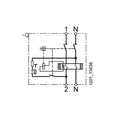 Siemens 5SV4614-0 2-польный тип переменного тока остаточного тока 40A 300mA Un AC 230V