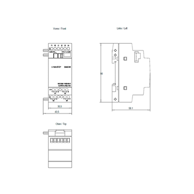 ЛОГО DM8 24R для ЛОГО 8 ПЛК модуль расширения 6ED1055-1HB00-0BA2 100% оригинальный Siemens FOB