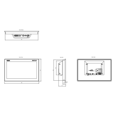 100% проверенный SIMATIC HMI MTP1500 унифицированная умная панель 15,6 &quot;широкоэкранный цветовой дисплей TFT