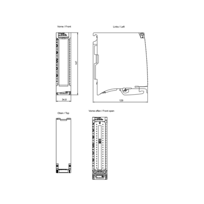 Siemens SIMATIC S7-1500 TM подсчет 2x24V счетчик модуль 6ES7550-1AA01-0AB0 100% проверен
