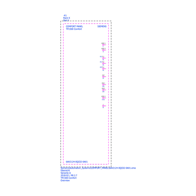 SIMATIC HMI TP1500 SmartPanel Touch 15&quot; широкоэкранный TFT дисплей 6AV2124-0QC02-0AX1 для Siemens