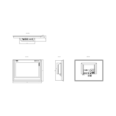 SIMATIC HMI TP1500 SmartPanel Touch 15&quot; широкоэкранный TFT дисплей 6AV2124-0QC02-0AX1 для Siemens