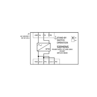 6EP1333-4BA00 SIMATIC PM 1507 24V/8A Силовое питание для SIMATIC S7-1500 и сети Другие
