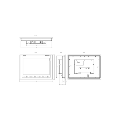 SIMATIC HMI KTP1200 Базовая панель Ключ/прикосновение 12&quot; TFT дисплей 100% оригинальный