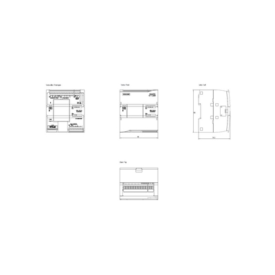 6ES7211-1BE40-0XB0 SIMATIC S7-1200 CPU 1211C компактный процессор с 2A реле и питанием AC/DC