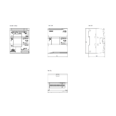 SIMATIC S7-1200 CPU 1212C компактный CPU DC/DC/DC 6ES7212-1AE40-0XB0 в оригинальной упаковке