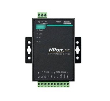2 PORT 5230 Порт RS-232/422/485 Сервер сетевого устройства серийного порта для MOXA