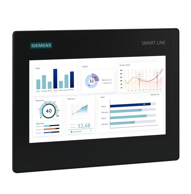 Siemens 6AV6648-0DC11-3AX0HMI Smart 700 IE V4 7-дюймовый сенсорный экран для сети Ethernet