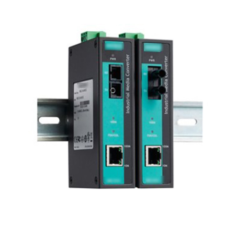 MOXA IMC-21A-M-ST Промышленный класс 10/100BaseT X до 100BaseFX Фотоконвертер для MOXA