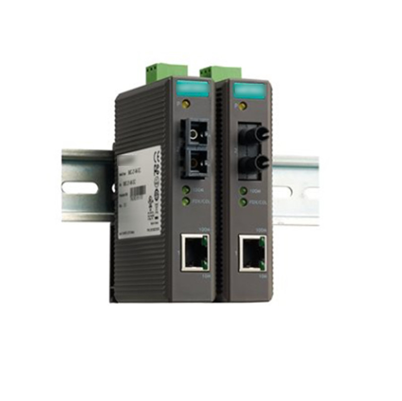 MOXA IMC-21-M-ST Фотопреобразователь начального уровня Industrial 10 100BaseT X до 100BaseFX