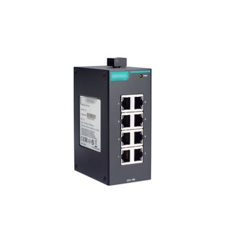 EDS-108 8-портовый неуправляемый коммутатор Ethernet для монтажа руководства промышленной автоматизации MOXA