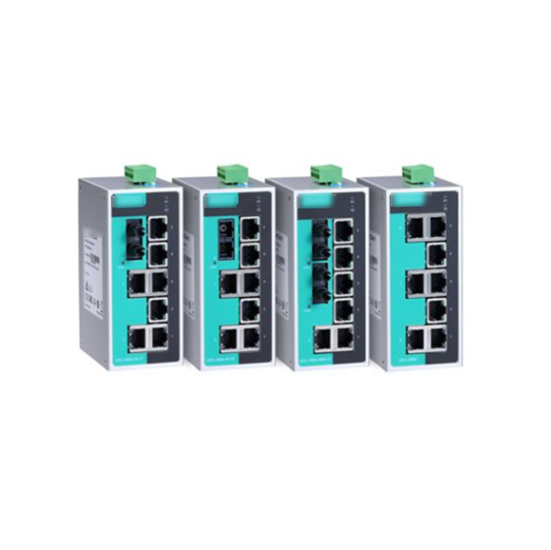 EDS-208A серии 8-портный неуправляемый промышленный коммутатор Ethernet с избыточным двойным питанием