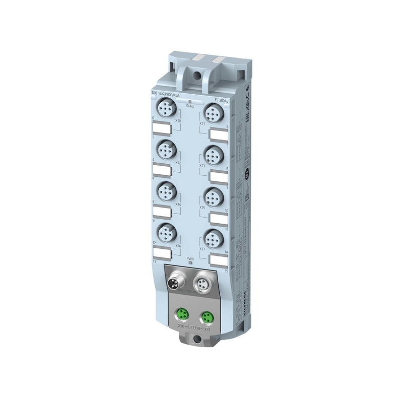 6ES7143-5AH00-0BA0 DIQ 16x24 V DC/0.5 A IP67 Siemens ET 200AL Модуль соединения с 1