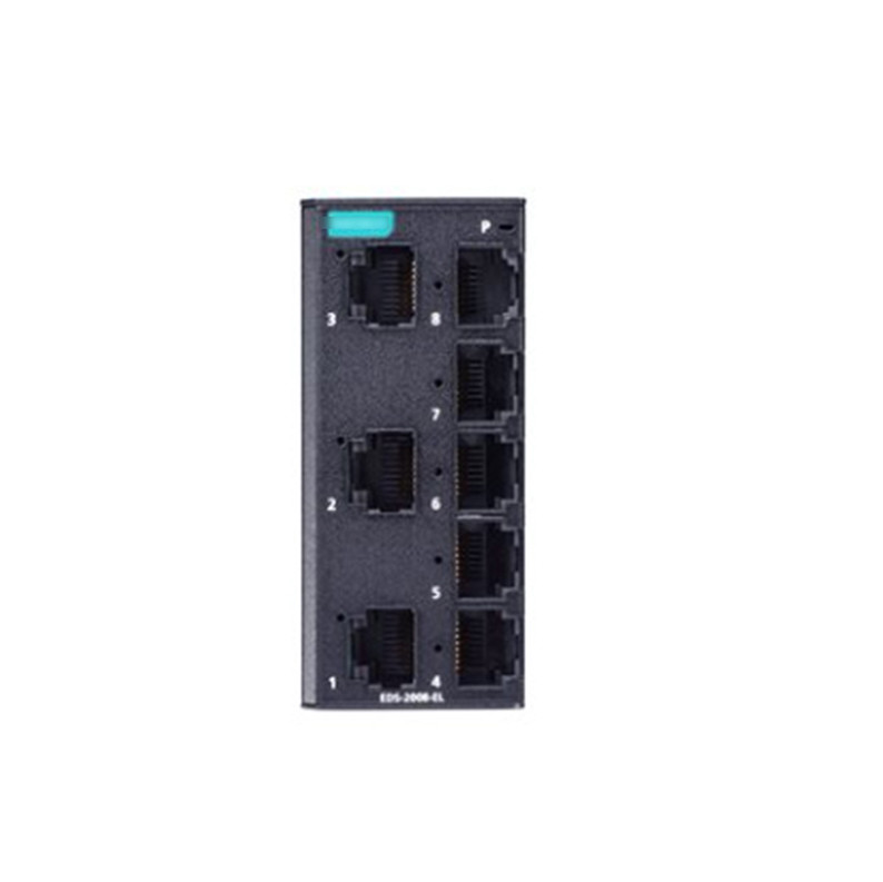 8-портовый коммутатор Ethernet серии EDS-2008-EL для промышленного компьютерного аксессуара